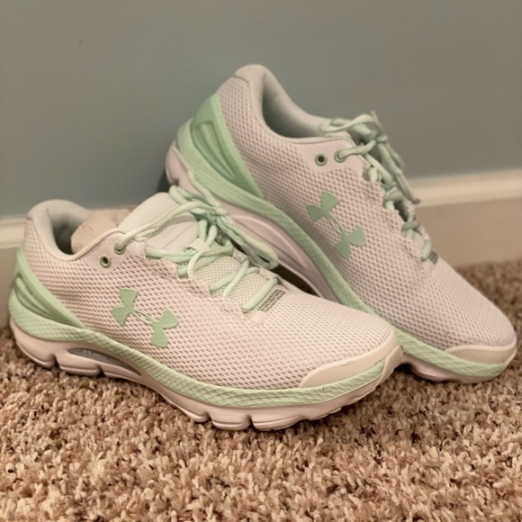 COPY - Under Armour DeluxeFoam White and Mint Women’s Sneakers - Picture 1 of 7